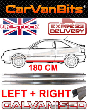 For Vw Volkswagen Corrado 87 95 Coupe Sill Repair Body Rust Outer Panel Pair 374374565758