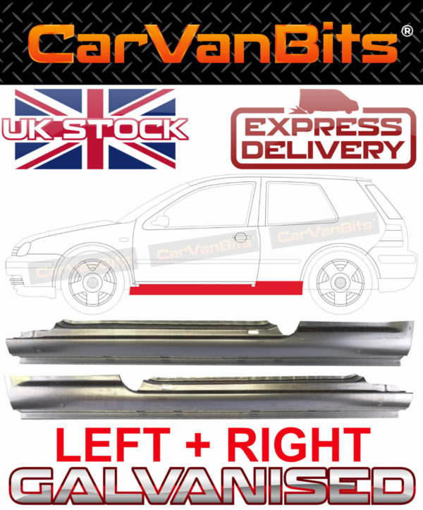 For Vw Volkswagen Golf 4 Iv 97 06 1j 3 Door Full Sill Repair Body Panel Pair 374950140828