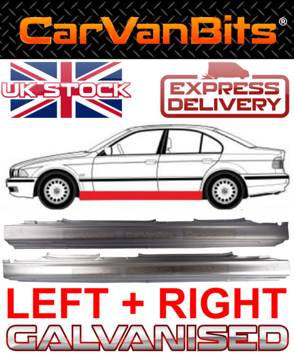 For Bmw 5 E39 96 04 Saloon Estate Full Sill Repair Body Rust Panel Set Of 2 373202856609