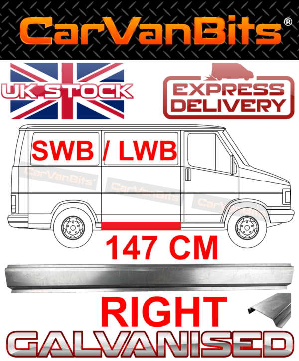 For Citroen C25 Peugeot J5 Fiat Ducato 81 94 Side Body Sill Repair Panel Right 375500292669