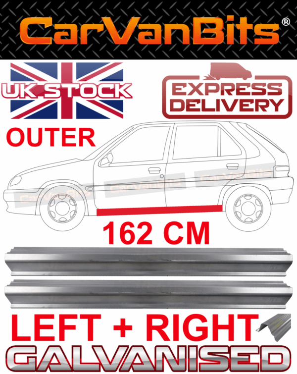 For Citroen Saxo 5 Door 96 04 Sill Repair Body Rust Outer Panel Left And Right 375270114329