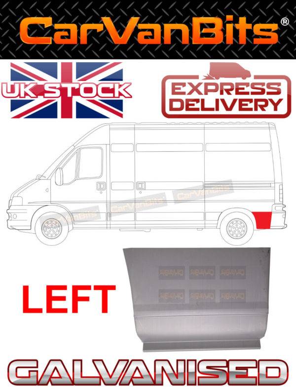 For Ducato Boxer Relay Jumper 94 06 Behind Rear Wheel Arch Repair Body Panel L 374226195369