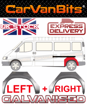 For Ford Transit Mk3 85 91 Swb Lwb Rear Wheel Arch Repair Body Panel Sill Pair 375163275089