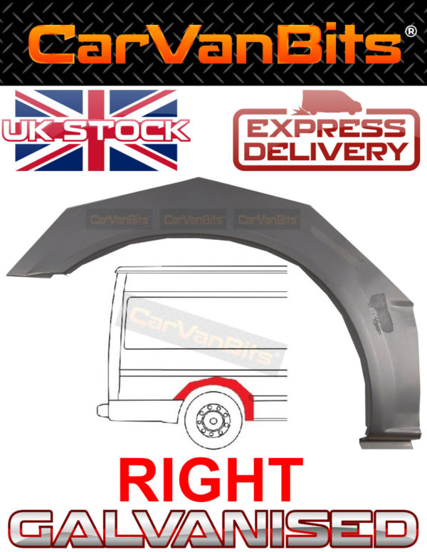 For Ford Transit Mk6 00 06 Rear Wheel Arch Fender Repair Panel Swb Mwb Lwb Xlwb 374014495359