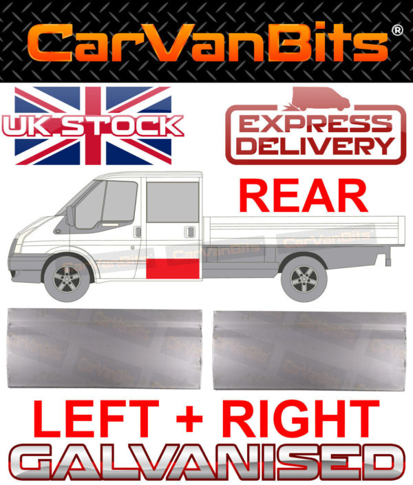 For Ford Transit Mk6 Mk7 00 14 Crew Double Cab Rear Door Outer Body Repair Panel 374434138129