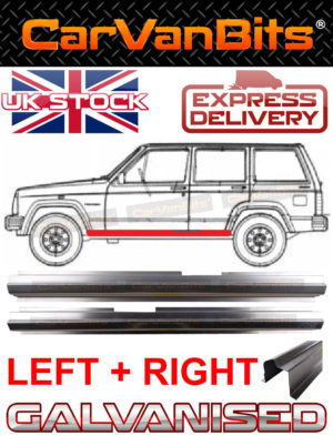 For Jeep Cherokee Xj 84 01 Sill Repair Body Rust Outer Panel Galvanised Pair 373389380399