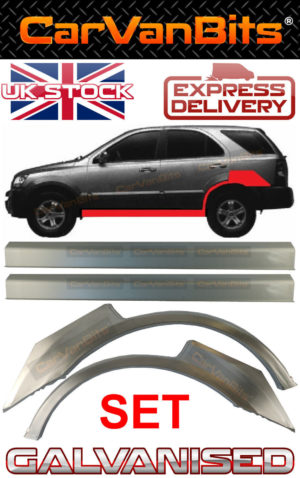 For Kia Sorento 02 09 X2 Sill Repair Panel X2 Rear Wheel Arch Fender Rust 373523485639