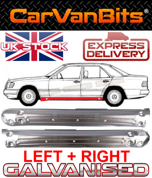 For Mercedes 190 W201 82 93 Full Sill Repair Body Panel Klokkerholm Brand Pair 373406799069