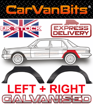 For Mercedes Benz W116 S Class 72 80 Rear Wheel Arch Repair Wing Panel Pair 375170029469