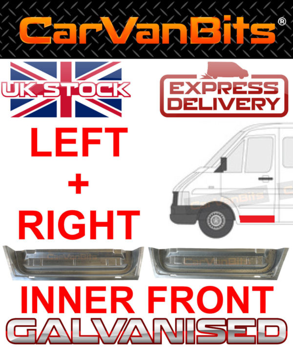 For Mercedes Sprinter Or Vw Lt 95 06 Front Door Repair Body Rust Panel Inner X2 373848021559