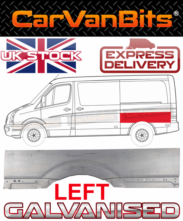 For Mercedes Sprinter Vw Crafter Mwb 06 18 Upper Side Sill Body Repair Panel Lef 375294321759