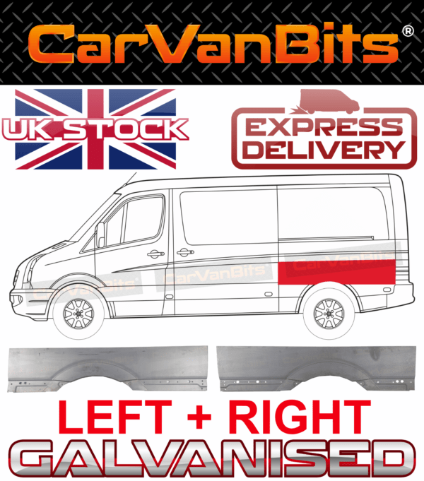 For Mercedes Sprinter Vw Crafter Mwb 06 18 Upper Side Sill Body Repair Panel X2 375294325709