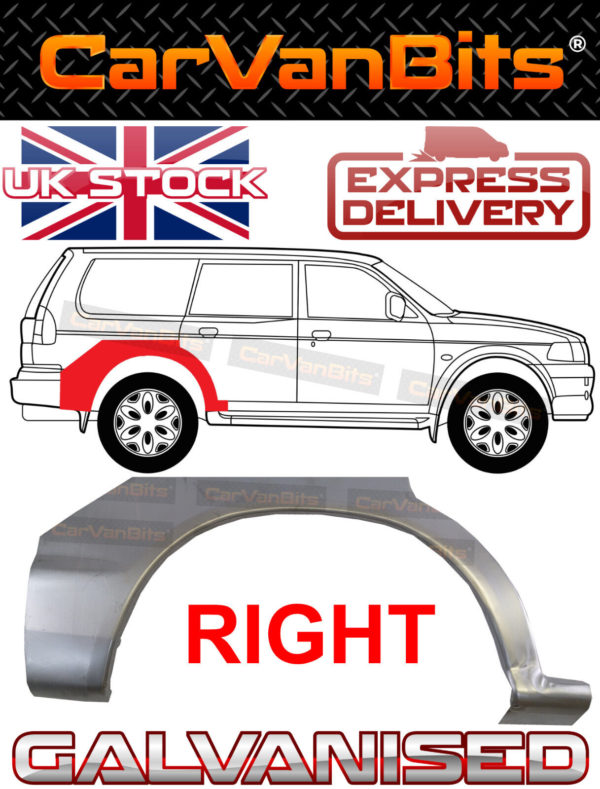 For Mitsubishi Pajero Shogun Sport 96 08 Rear Wheel Arch Repair Body Sill Panel 374409452759