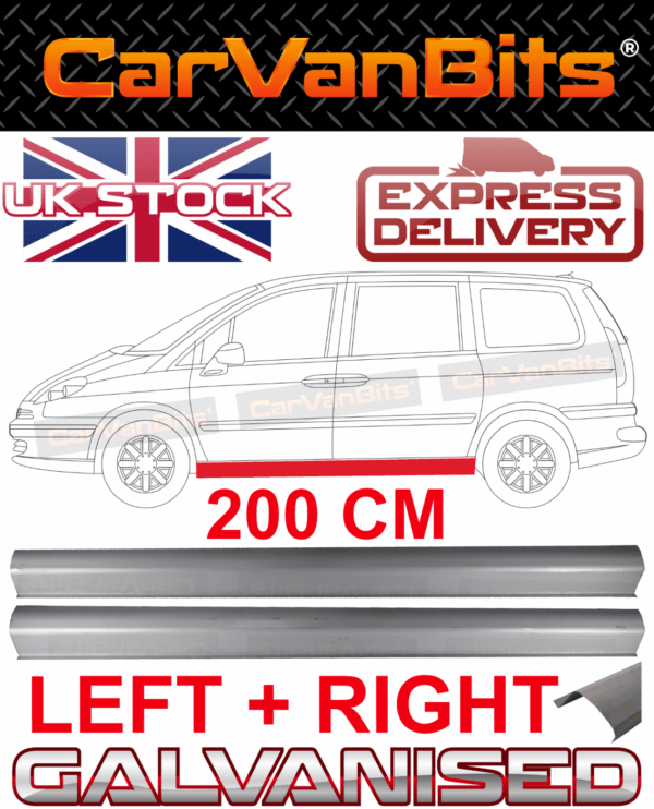 For Peugeot 807 Citroen C8 02 14 Sill Repair Lower Body Rust Outer Panel Pair 375207189899