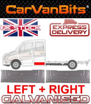 For Sprinter Vw Crafter 06 Double Crew Cab Rear Door Inner Repair Panel Pair 374226516809