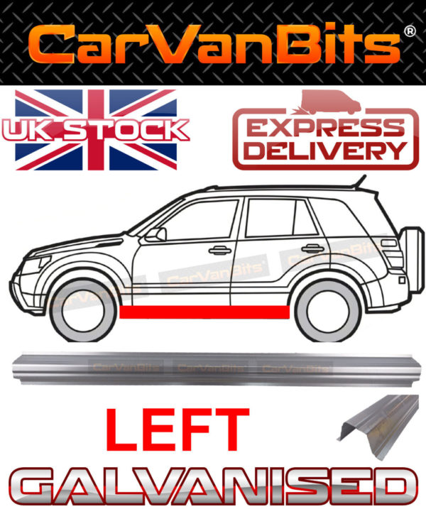 For Suzuki Grand Vitara 05 12 5d Sill Repair Body Outer Rust Panel Wing Left 374259915769