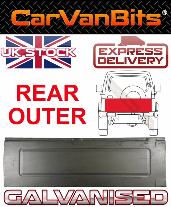 For Suzuki Samurai Santana Sj 81 98 Rear Door Plate Repair Outer Tailgate Panel 375387558649