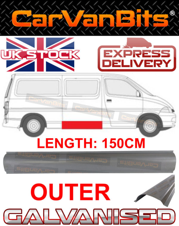 For Toyota Hiace Hi Ace 95 06 Side Body Lower Outer Sill Repair Body Rust Panel 374294224299