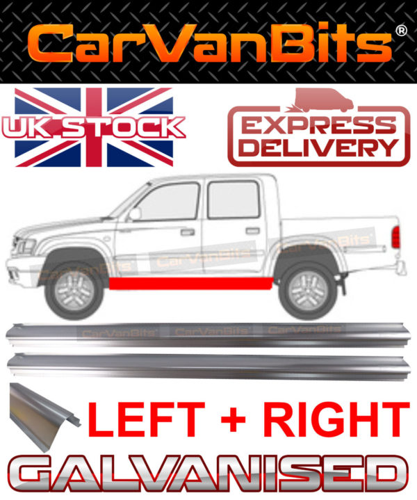 For Toyota Hilux 4 Runner N50 N60 88 01 Sill Repair Body Rust Outer Panel Pair 374184014659