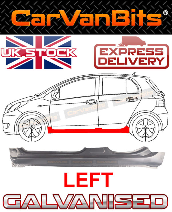 For Toyota Yaris Xp90 06 11 5 Door Hb Full Sill Repair Body Rust Outer Panel Lef 374184493869