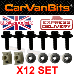 For Vauxhall Movano 1998 2010 Undertray Under Engine Cover Kit Clip Fixing Clips 375528234469