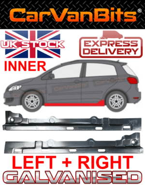 For Vw Golf 5 6 Mk5 Mk6 V Vi Plus 05 13 5d Sill Repair Body Inner Panel Pair 375749538989