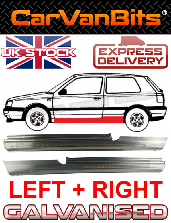 For Vw Golf Mk3 3 Iii 91 99 23 D Hb Estate Cabrio Full Sill Repair Body Panel 373742930499