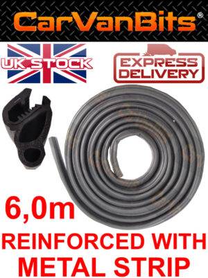 For Vw Lt Sprinter 95 06 High Roof Rear Side Door Weatherstrip Rubber Seal 374187628229