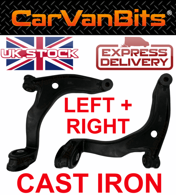 For Vw Multivan T5 03 15 Suspension Control Arm Wishbone Front Lower Pair 375619025139