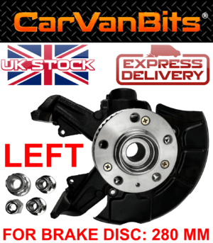 For Vw New Beetle 1998 2010 Front Steering Knuckle Wheel Hub Bearing Left 375563904929