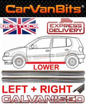 For Vw Polo 6n 6n2 6kv 94 01 Sill Repair Body Rust Outer Lower Panel Pair 374376508799