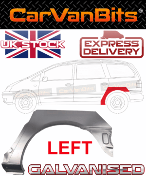 For Vw Sharan Seat Alhambra Ford Galaxy 00 10 Rear Wheel Arch Repair Panel Left 375179399459