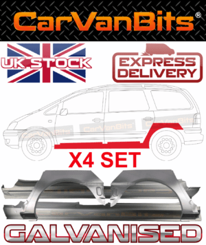 For Vw Sharan Seat Alhambra Ford Galaxy 00 10 Rear Wheel Arch Sill Repair Panel 375179423799