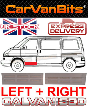 For Vw Transporter T4 90 03 Front Door Plate Repair Body Outer Skin Panel Pair 373524542649