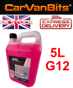 Universal Car Van G12 Antifreeze Radiator Coolant Fluid Red Pink 5l 375597729869